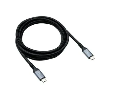 DINIC USB 3.2 HQ Kabel Typ C-C Stecker, unterstützt 100W (20V/5A) Aufladung, 20 GBit/s, schwarz, 2m